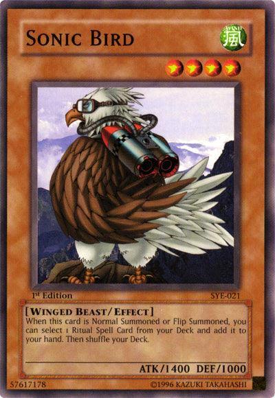 1st Edition, Common, Effect Monster, Starter Deck: Yugi Evolution, Unlimited, Wind, Winged Beast Sonic Bird [SYE-021] Common - Trading Card World