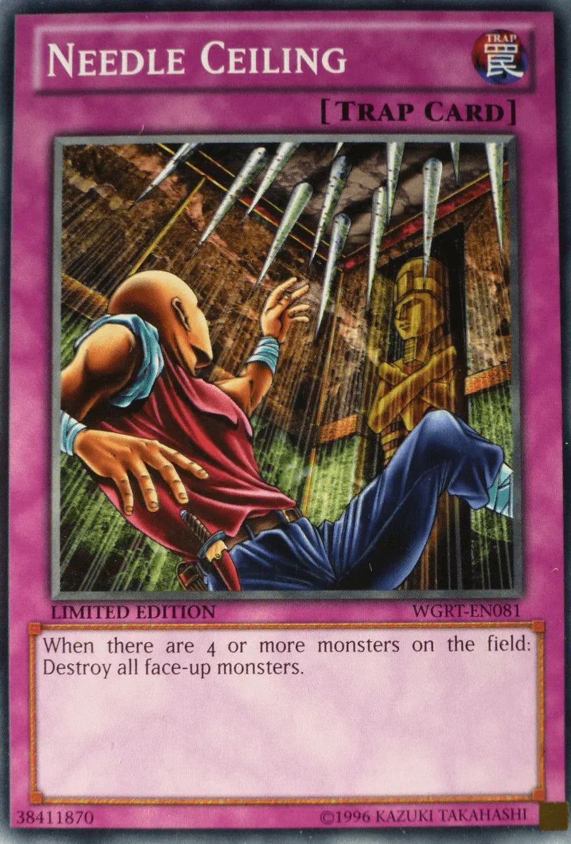 Battle Pack 2: War of the Giants Reinforcements, Common, Limited, Normal Trap, Trap Needle Ceiling [WGRT-EN081] Common - Trading Card World