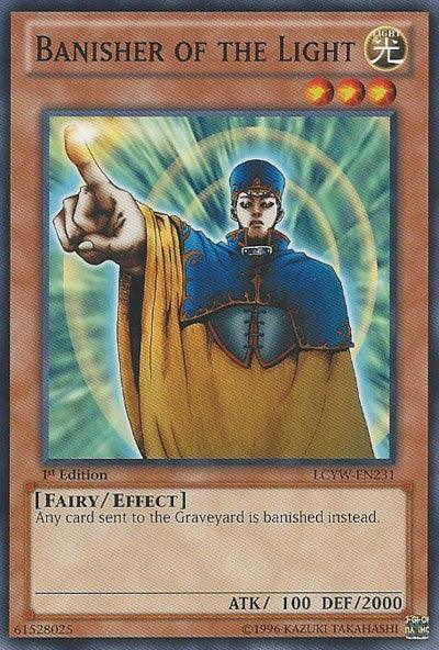 1st Edition, Common, Effect Monster, Fairy, Legendary Collection 3: Yugi's World, Light, Unlimited Banisher of the Light [LCYW-EN231] Common - Trading Card World
