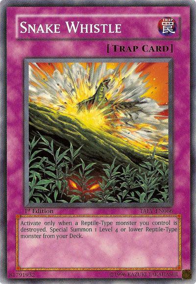 1st Edition, Common, Normal Trap, Tactical Evolution, Trap, Unlimited Snake Whistle [TAEV-EN066] Common - Trading Card World