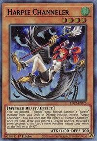 1st Edition, Effect Monster, Legendary Duelists: Season 2, Ultra Rare, Wind, Winged Beast Harpie Channeler (Blue) [LDS2-EN073] Ultra Rare - Trading Card World