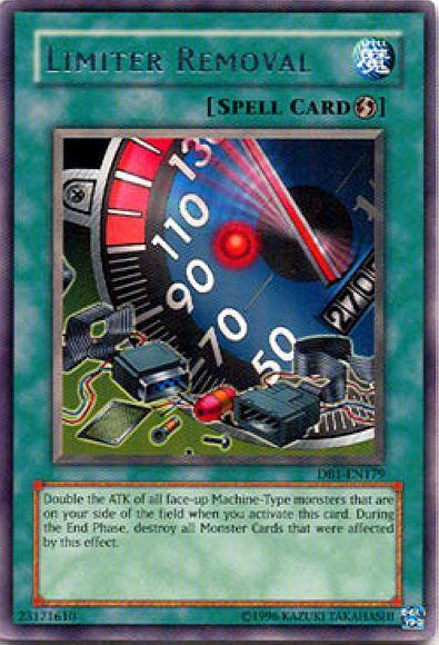Dark Beginning 1, Quick Play Spell, Rare, Spell, Unlimited Limiter Removal [DB1-EN179] Rare - Trading Card World