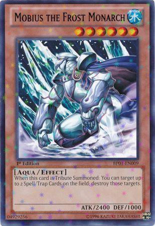 1st Edition, Aqua, Battle Pack: Epic Dawn, Effect Monster, Starfoil Rare, Unlimited, Wind Mobius the Frost Monarch [BP01-EN009] Starfoil Rare - Trading Card World