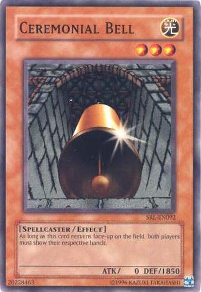 Common, Effect Monster, Light, Spell Ruler, Spellcaster, Unlimited Ceremonial Bell [SRL-092] Common - Trading Card World