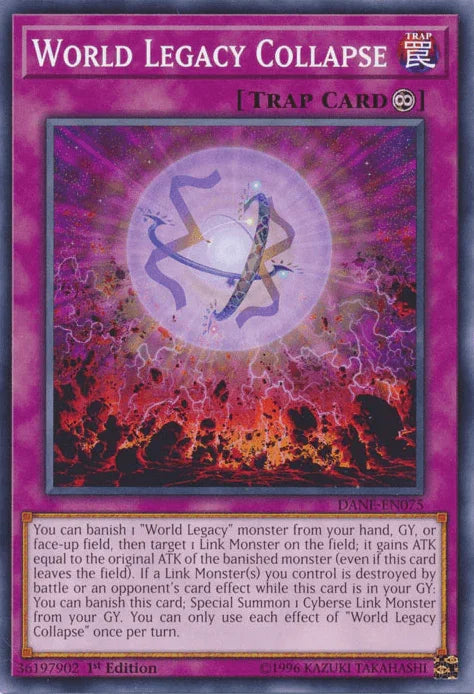 1st Edition, Common, Continuous Trap, Dark Neostorm, Trap, Unlimited World Legacy Collapse [DANE-EN075] Common - Trading Card World