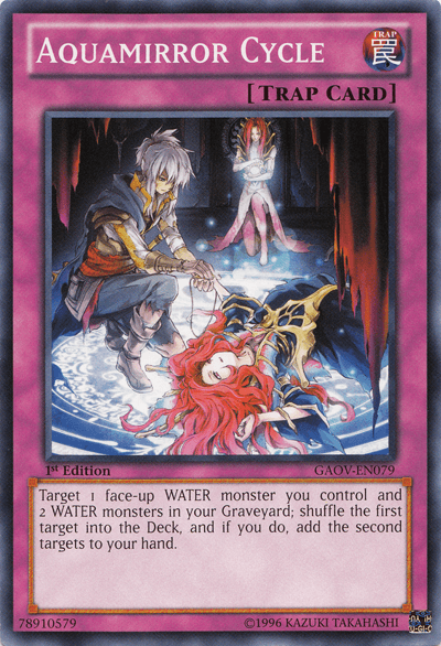 1st Edition, Common, Galactic Overlord, Normal Trap, Trap, Unlimited Aquamirror Cycle [GAOV-EN079] Common - Trading Card World