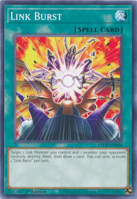 1st Edition, Common, Eternity Code, Normal Spell, Spell Link Burst [ETCO-EN058] Common - Trading Card World
