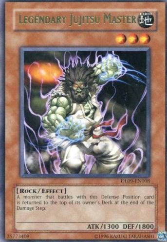 Duelist League Promo, Earth, Effect Monster, Rare, Rock, Unlimited Legendary Jujitsu Master (Green) [DL09-EN008] Rare - Trading Card World