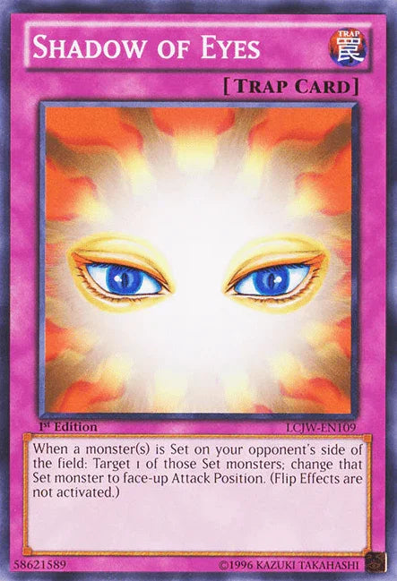 1st Edition, Common, Legendary Collection 4: Joey's World, Normal Trap, Trap Shadow of Eyes [LCJW-EN109] Common - Trading Card World