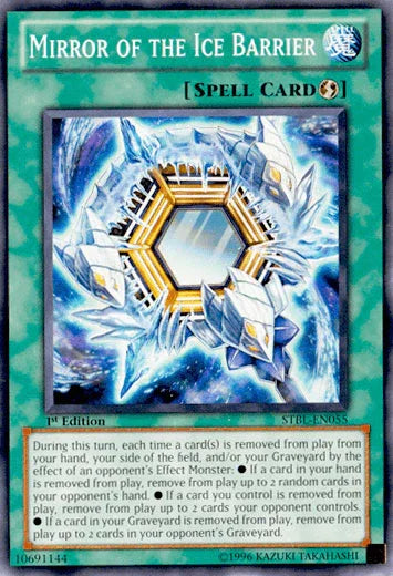 1st Edition, Common, Quick Play Spell, Spell, Starstrike Blast, Unlimited Mirror of the Ice Barrier [STBL-EN055] Common - Trading Card World