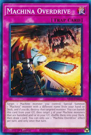 1st Edition, Common, Normal Trap, Structure Deck: Mechanized Madness, Trap Machina Overdrive [SR10-EN034] Common - Trading Card World