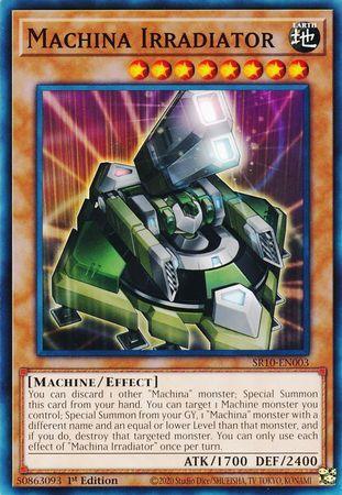1st Edition, Common, Earth, Effect Monster, Machine, Structure Deck: Mechanized Madness Machina Irradiator [SR10-EN003] Common - Trading Card World
