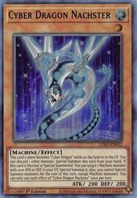 1st Edition, Effect Monster, Legendary Duelists: Season 2, Light, Machine, Ultra Rare Cyber Dragon Nachster (Green) [LDS2-EN032] Ultra Rare - Trading Card World