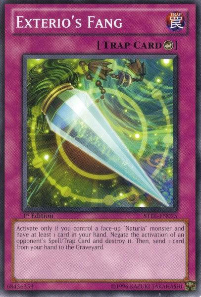 1st Edition, Common, Counter Trap, Starstrike Blast, Trap, Unlimited Exterio's Fang [STBL-EN075] Common - Trading Card World