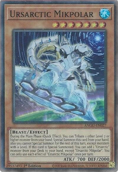 1st Edition, Ancient Guardians, Beast, Effect Monster, Super Rare, Water Ursarctic Mikpolar (Super Rare) [ANGU-EN027] Super Rare - Trading Card World