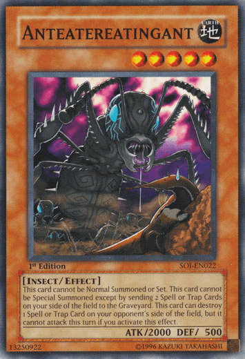 1st Edition, Common, Earth, Effect Monster, Insect, Shadow of Infinity, Unlimited Anteatereatingant [SOI-EN022] Common - Trading Card World