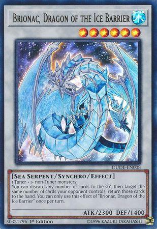 1st Edition, Duel Devastator, Sea Serpent, Synchro/Effect Monster, Ultra Rare, Water Brionac, Dragon of the Ice Barrier [DUDE-EN008] Ultra Rare - Trading Card World