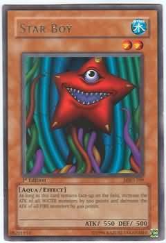 1st Edition, Aqua, Effect Monster, Metal Raiders, Rare, Unlimited, Water Star Boy [MRD-109] Rare - Trading Card World