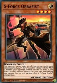 1st Edition, Blazing Vortex, Cyberse, Effect Monster, Light, Super Rare S-Force Orrafist [BLVO-EN013] Super Rare - Trading Card World