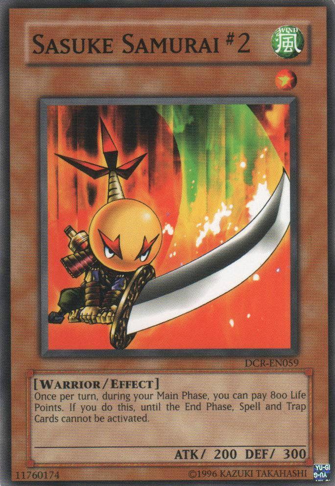 Common, Dark Crisis, Effect Monster, Unlimited, Warrior, Wind Sasuke Samurai #2 [DCR-EN059] Common - Trading Card World