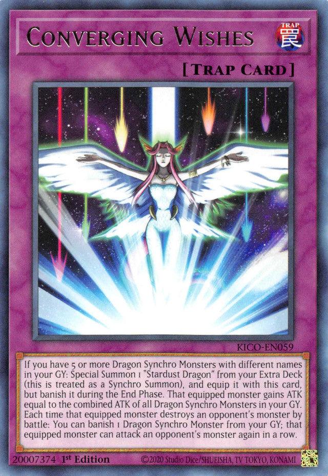 1st Edition, King's Court, Normal Trap, Rare, Trap Converging Wishes [KICO-EN059] Rare - Trading Card World