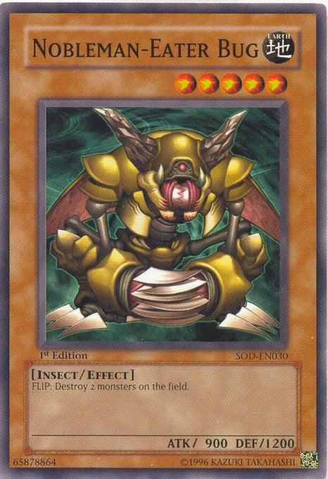 1st Edition, Common, Earth, Effect Monster, Insect, Soul of the Duelist, Unlimited Nobleman-Eater Bug [SOD-EN030] Common - Trading Card World