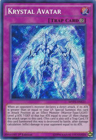 1st Edition, Continuous Trap, Secret Rare, The Dark Side of Dimensions Movie Pack: Secret Edition, Trap Krystal Avatar [MVP1-ENS11] Secret Rare - Trading Card World