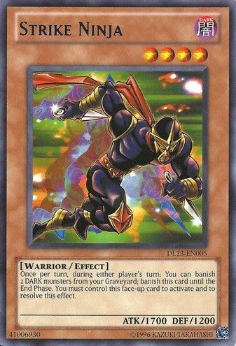 Dark, Duelist League Promo, Effect Monster, Rare, Unlimited, Warrior Strike Ninja (Blue) [DL13-EN005] Rare - Trading Card World