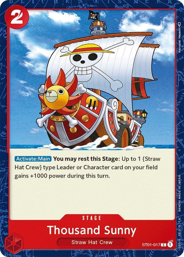 Common, Stage, Starter Deck: Straw Hat Crew, Starter Decks, Straw Hat Crew Thousand Sunny [Starter Deck: Straw Hat Crew] - Trading Card World