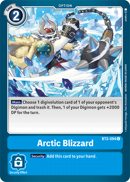 Blue, BT2-094, Common, Option, Release Special Booster Ver.1.5 Arctic Blizzard [BT2-094] [Release Special Booster Ver.1.5] - Trading Card World