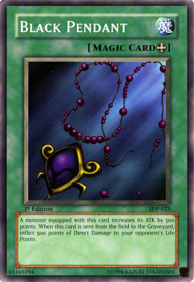 1st Edition, Common, Equip Spell, Spell, Starter Deck: Pegasus, Unlimited Black Pendant [SDP-025] Common - Trading Card World