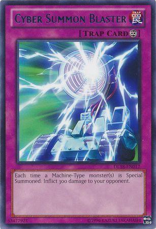 Continuous Trap, Duelist League Promo, Rare, Trap, Unlimited Cyber Summon Blaster (Blue) [DL18-EN017] Rare - Trading Card World