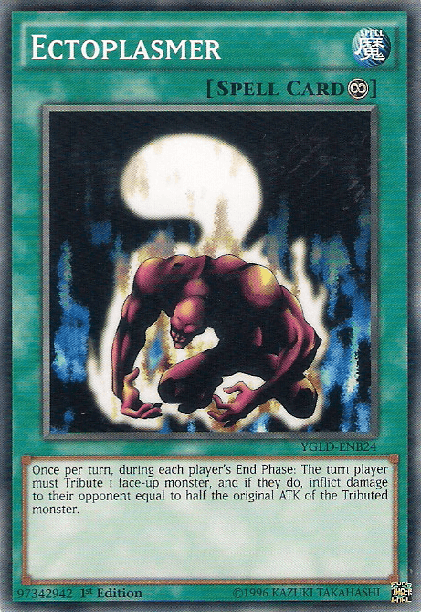 1st Edition, Common, Continuous Spell, King of Games: Yugi's Legendary Decks, Spell, Unlimited Ectoplasmer [YGLD-ENB24] Common - Trading Card World