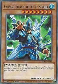 1st Edition, Common, Effect Monster, Structure Deck: Freezing Chains, Warrior, Water General Grunard of the Ice Barrier [SDFC-EN018] Common - Trading Card World