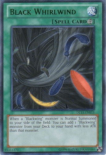 Continuous Spell, Duelist League Promo, Rare, Spell, Unlimited Black Whirlwind (Green) [DL15-EN015] Rare - Trading Card World