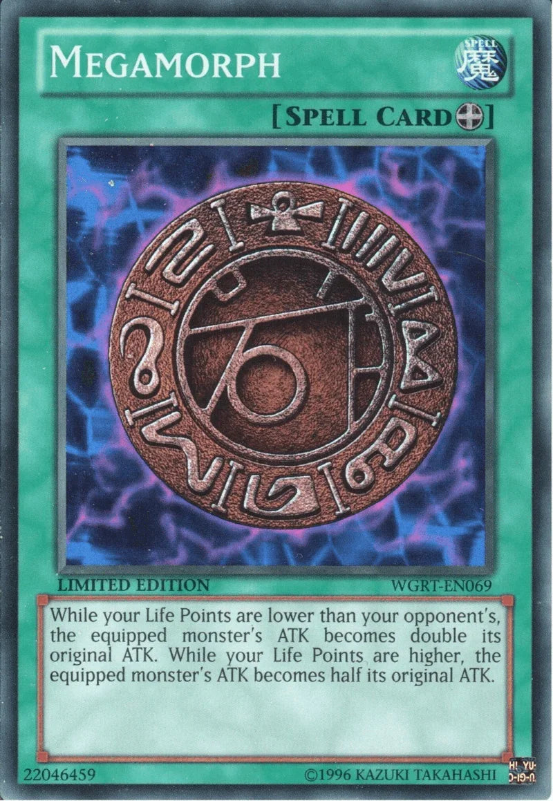 Battle Pack 2: War of the Giants Reinforcements, Equip Spell, Limited, Spell, Super Rare Megamorph [WGRT-EN069] Super Rare - Trading Card World