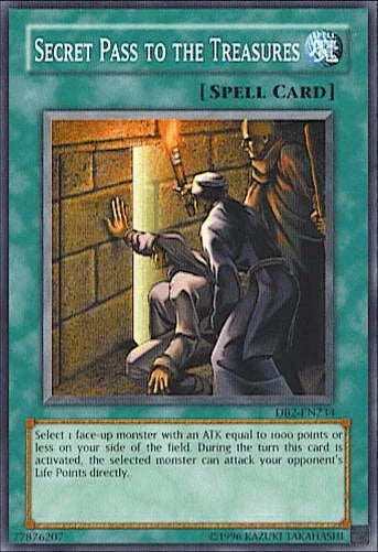 Common, Dark Beginning 2, Normal Spell, Spell, Unlimited Secret Pass to the Treasures [DB2-EN234] Common - Trading Card World
