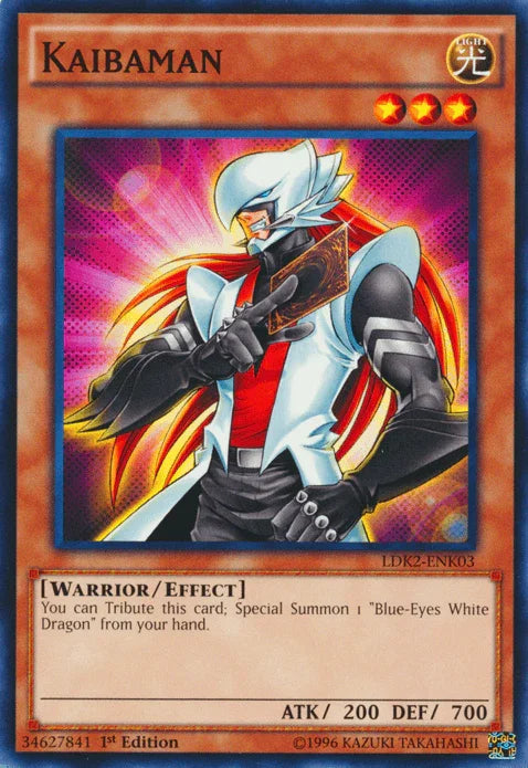 1st Edition, Common, Effect Monster, Legendary Decks II, Light, Unlimited, Warrior Kaibaman [LDK2-ENK03] Common - Trading Card World