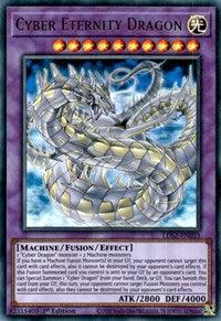 1st Edition, Fusion/Effect Monster, Legendary Duelists: Season 2, Light, Machine, Ultra Rare Cyber Eternity Dragon [LDS2-EN033] Ultra Rare - Trading Card World