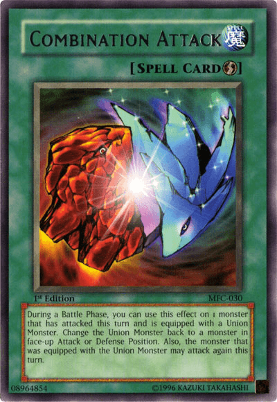 1st Edition, Magician's Force, Quick Play Spell, Rare, Spell, Unlimited Combination Attack [MFC-030] Rare - Trading Card World