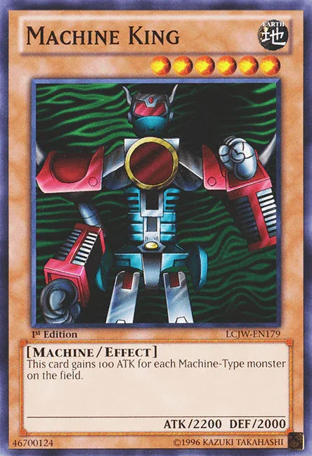 1st Edition, Common, Earth, Effect Monster, Legendary Collection 4: Joey's World, Machine Machine King [LCJW-EN179] Common - Trading Card World