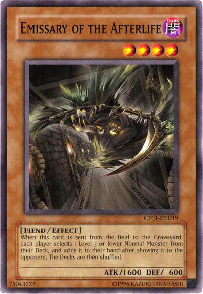 Champion Pack 1, Common, Dark, Effect Monster, Fiend, Unlimited Emissary of the Afterlife [CP01-EN019] Common - Trading Card World