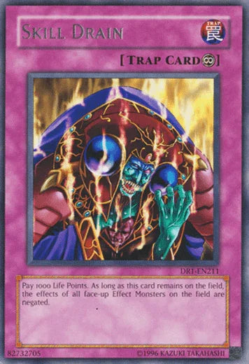 Continuous Trap, Dark Revelation Volume 1, Rare, Trap, Unlimited Skill Drain [DR1-EN211] Rare - Trading Card World