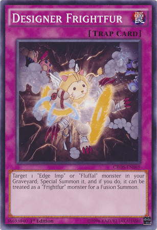 1st Edition, Common, Crossed Souls, Normal Trap, Trap, Unlimited Designer Frightfur [CROS-EN069] Common - Trading Card World