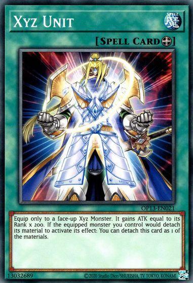 Common, Equip Spell, OTS Tournament Pack 13, Spell, Unlimited Xyz Unit [OP13-EN021] Common - Trading Card World