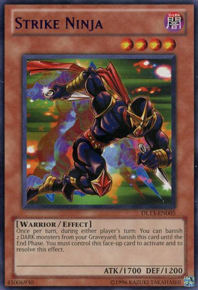 Dark, Duelist League Promo, Effect Monster, Rare, Unlimited, Warrior Strike Ninja (Purple) [DL13-EN005] Rare - Trading Card World