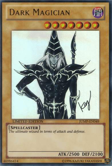 Dark, Limited, Normal Monster, Shonen Jump Magazine Promos, Spellcaster, Ultra Rare Dark Magician [JUMP-EN049] Ultra Rare - Trading Card World