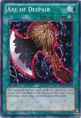 1st Edition, Battle Pack: Epic Dawn, Equip Spell, Spell, Starfoil Rare, Unlimited Axe of Despair [BP01-EN067] Starfoil Rare - Trading Card World