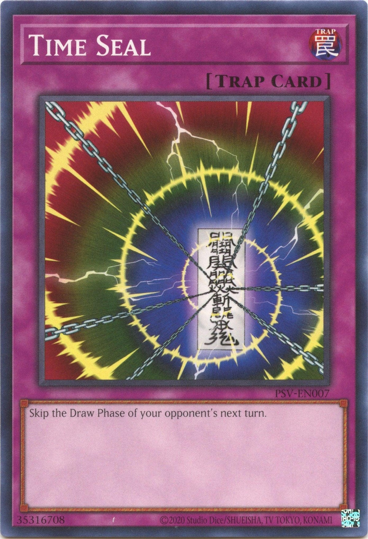 Common, Normal Trap, Pharaoh's Servant (25th Anniversary Edition), Trap, Unlimited Time Seal (25th Anniversary) [PSV-EN007] Common - Trading Card World