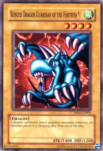 Common, Dragon, Metal Raiders, Normal Monster, Unlimited, Wind Winged Dragon, Guardian of the Fortress #1 [MRD-EN002] Common - Trading Card World